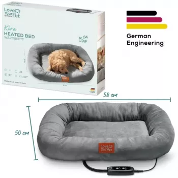 Cuccia riscaldata per animali domestici Beurer Kira, grigio