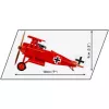 Blocks Fokker DR.1 Red Baron 221 mattoncini