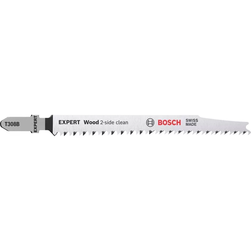 Bosch Expert T 308 B Wood 2-side clean lame per seghetto alternativo, 2 pz. (2 608 901 711)