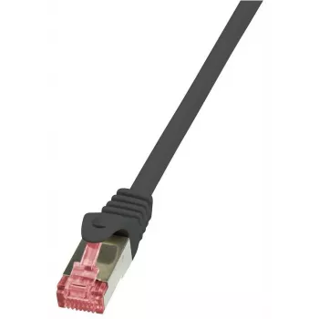 Logilink PrimeLine - cavo patch - RJ-45 (M) - RJ-45 (M) - 1 m - SFTP, PiMF - CAT 6 - liscio, senza alogeni - nero (CQ2033S)