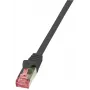 Logilink PrimeLine - cavo patch - RJ-45 (M) - RJ-45 (M) - 1 m - SFTP, PiMF - CAT 6 - liscio, senza alogeni - nero (CQ2033S)