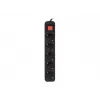 Prolunga elettrica Lanberg PS1-05F-0300-BK 3m 5 prese per interni nero