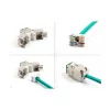 Modulo Keystone DeLOCK 88116 piatto verde RJ-45 10 pezzi