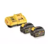 DeWalt DCB118T2-QW XR FLEXVOLT kit di avvio, 2 batterie 54 V 2 Ah e caricabatterie