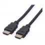 Cavo HDMI ROLINE in materiale riciclato 3 m Type-A 3 x Type-A nero