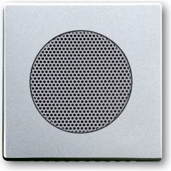 BUSCH JAEGER 8200-0-0080 - alluminio - argento - convenzionale - Busch-Jaeger - inserto altoparlante 8223 U - 63 mm - 63 mm