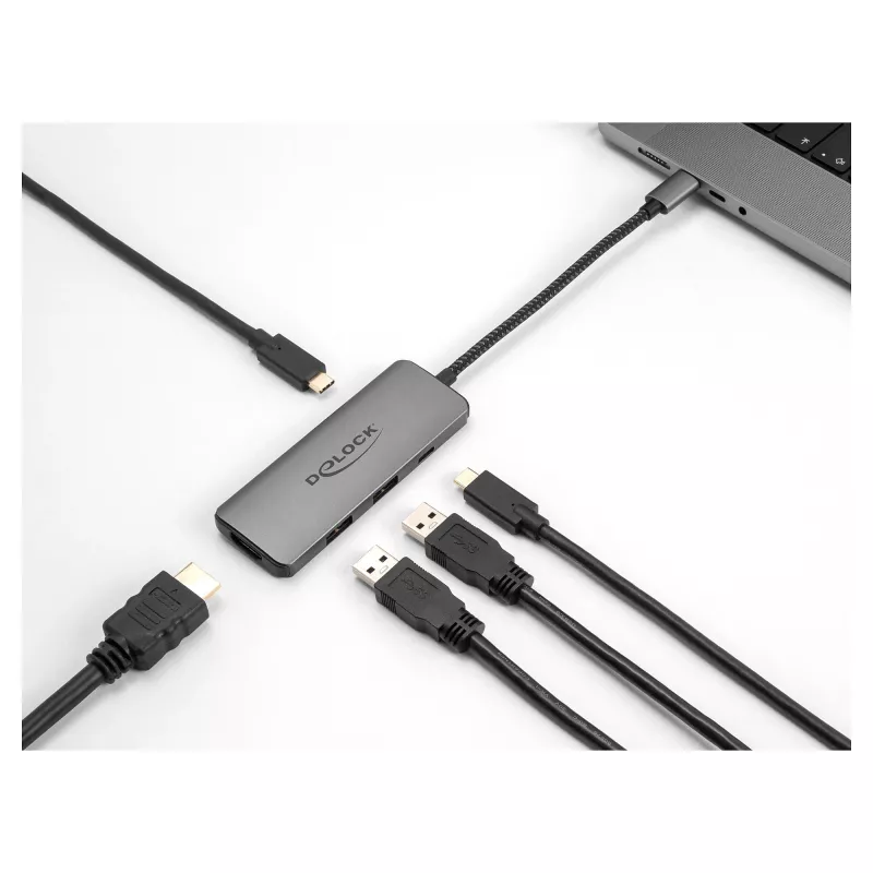 DeLOCK docking station USB Type-C 8K HDMI USB PD 3.0 100 W