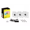Corsair iCUE SP120 RGB ELITE Performance 120mm bianco PWM ARGB ventola per case confezione da tre