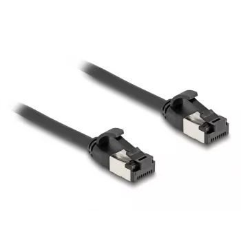 Cavo di rete DeLOCK cavo RJ45 connettore maschio su connettore maschio Cat.8.1 0,25 m nero