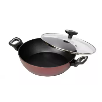 Pentola per minestra JATA TF928 3,6 L rossa alluminio