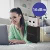 Adattatore mini USB Wi-Fi wireless compatto QOLTEC 57007 – Single-Band 2,4 GHz, fino a 150 Mbit/s, antenna interna