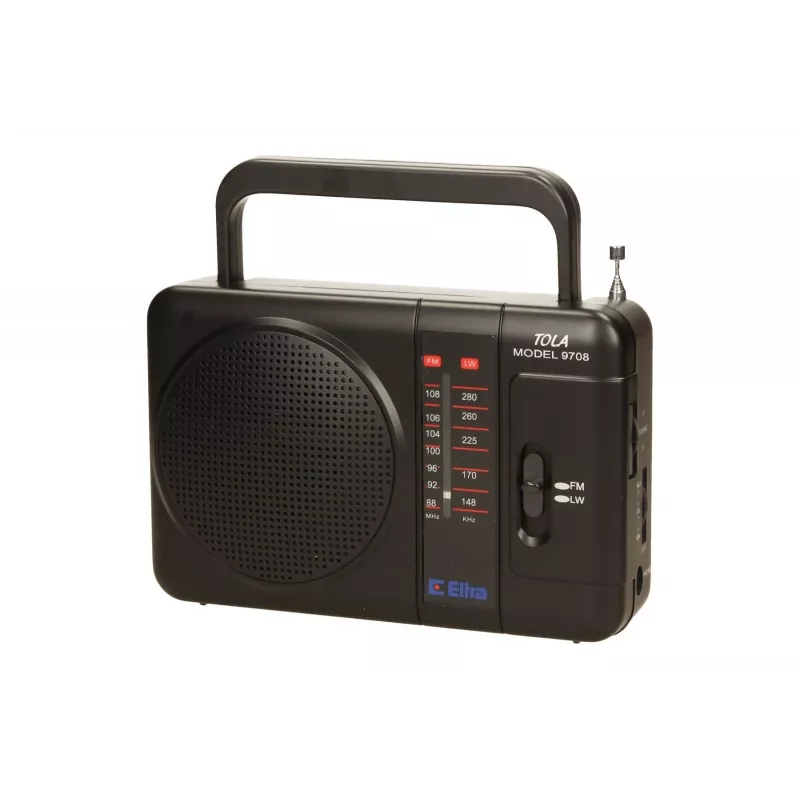 Eltra Tola 3 radio portatile, FM/LW, nera