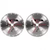 Set dischi diamantati per smerigliatrice angolare EINHELL 230×22,23×1,8 mm, corona turbo, 2 pezzi
