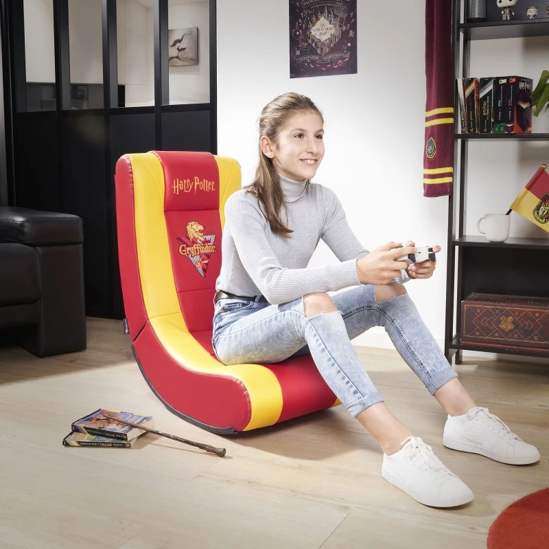 Sedia gaming per console Subsonic SA5610-H1 seduta imbottita rosso giallo