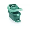 Leifheit set lavapavimenti spolverino strumento per la pulizia Professional XL verde con carrello 55096