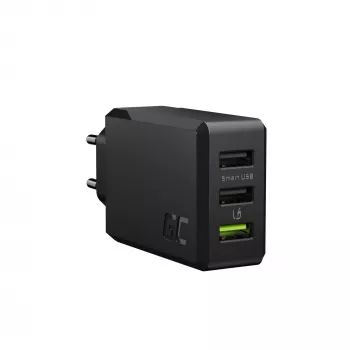 Caricabatterie per dispositivi mobili Green Cell CHARGC03 nero per interni
