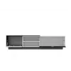 Mobile TV Cama SIGMA1 180 bianco/nero lucido