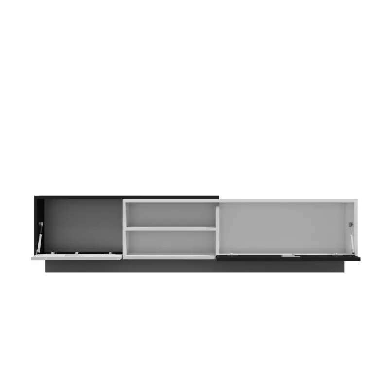 Mobile TV Cama SIGMA1 180 bianco/nero lucido