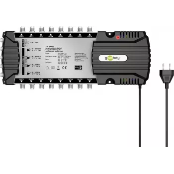 Goobay multiswitch satellitare 9 ingressi/16 uscite (64884)