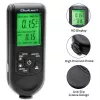 Misuratore di spessore della vernice Qoltec con display LCD | 0~2000 µm