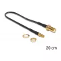 Cavo coassiale DeLOCK 88484 RG-174 0,2 m SMA TS-9 nero