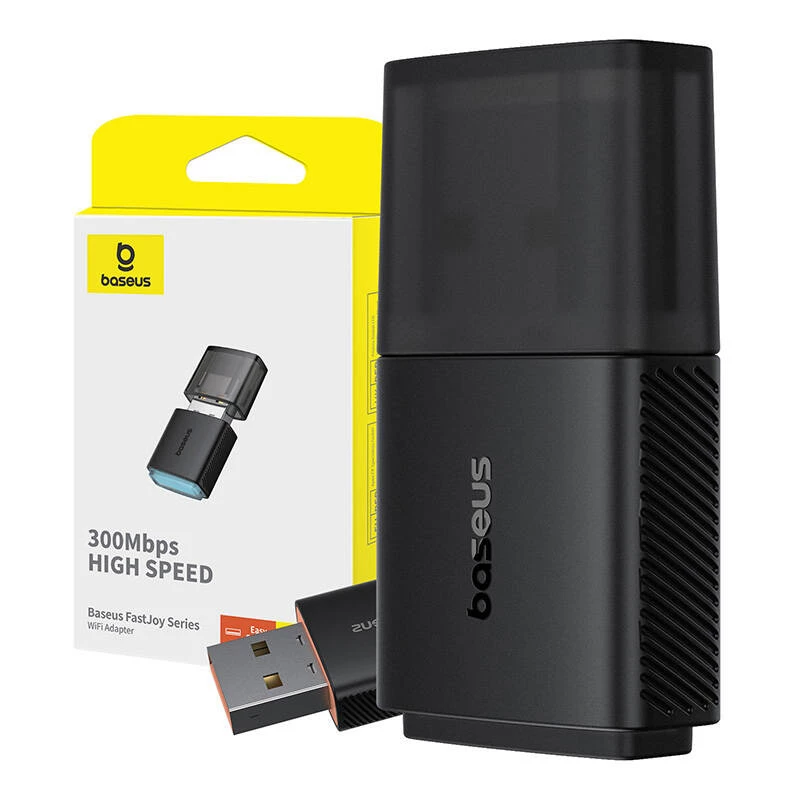 Adattatore WiFi Baseus FastJoy 300Mbps (nero)