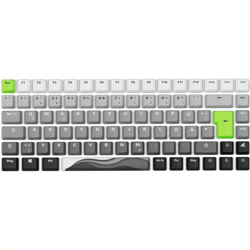 Sharkoon SKILLER SGK50 S3 Design Bundle D5 set tasti e tappetino mouse