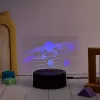 Manta SNL118RGB RGB 3D lampada LED decorativa