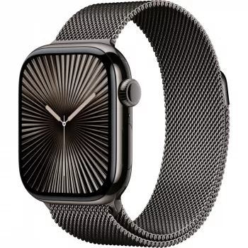 APPLE Watch Series 10 GPS + Cellular 42 mm cassa in titanio ardesia con Milanese Loop ardesia