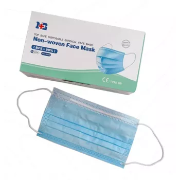 Maschera viso monouso in tessuto non tessuto Uniroar modello 50 pezzi maschere protettive monouso