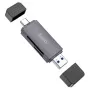Lettore di schede HOCO HB45 2 slot SD/TF con connettori USB-A e USB-C