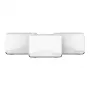 Sistema mesh MERCUSYS Halo H27BE (confezione da 3) dual band 2,4/5 GHz Wi‑Fi 6, 3568 Mbit/s totali, 3x porte LAN, antenne interne, bianco
