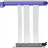 Cavo riser PCIe 5.0 Hyper di HYTE, modello ACC-HYTE-PCIE50-TM, 20 cm, viola/bianco