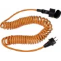 AS Schwabe 70413 cavo di alimentazione, 5 m, spina tipo F, arancione