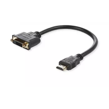 Microconnect HDMDVI15CM cavo adattatore video 0,15 m HDMI Type-A (Standard) DVI-D nero