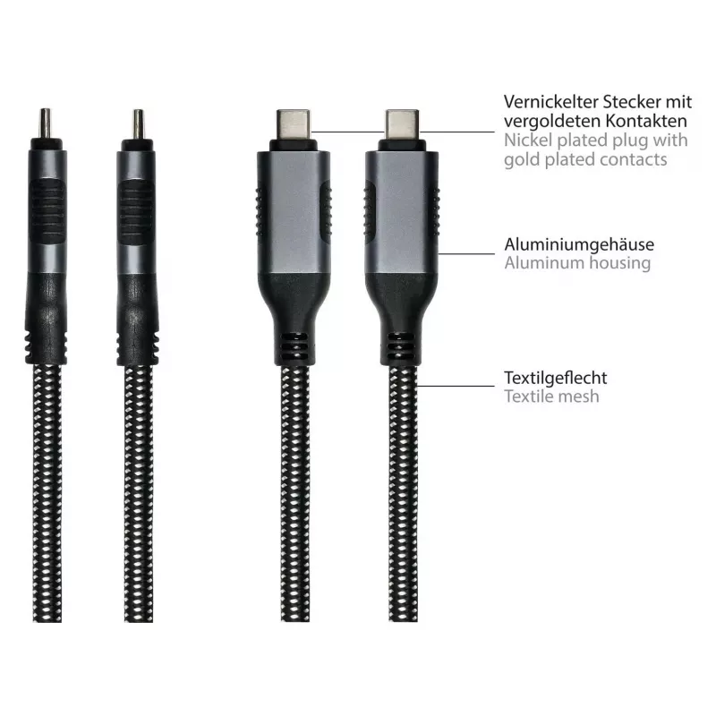 Good Connections cavo Ethernet USB-C RJ45, antracite, 0,5 m