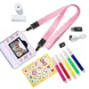Xblitz FLASH PINK Fotocamera istantanea con stampante termica per bambini