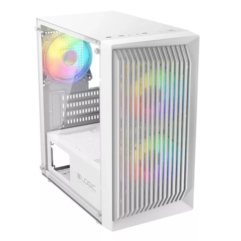 Case LOGIC ATOS ARGB Mini USB 3.0 bianco