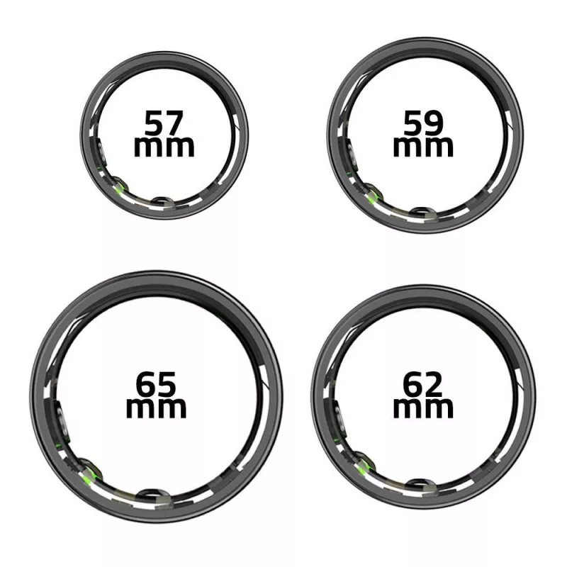 Anello smart Manta SR01BK-57 Black, frequenza cardiaca e ossigeno nel sangue, IP68