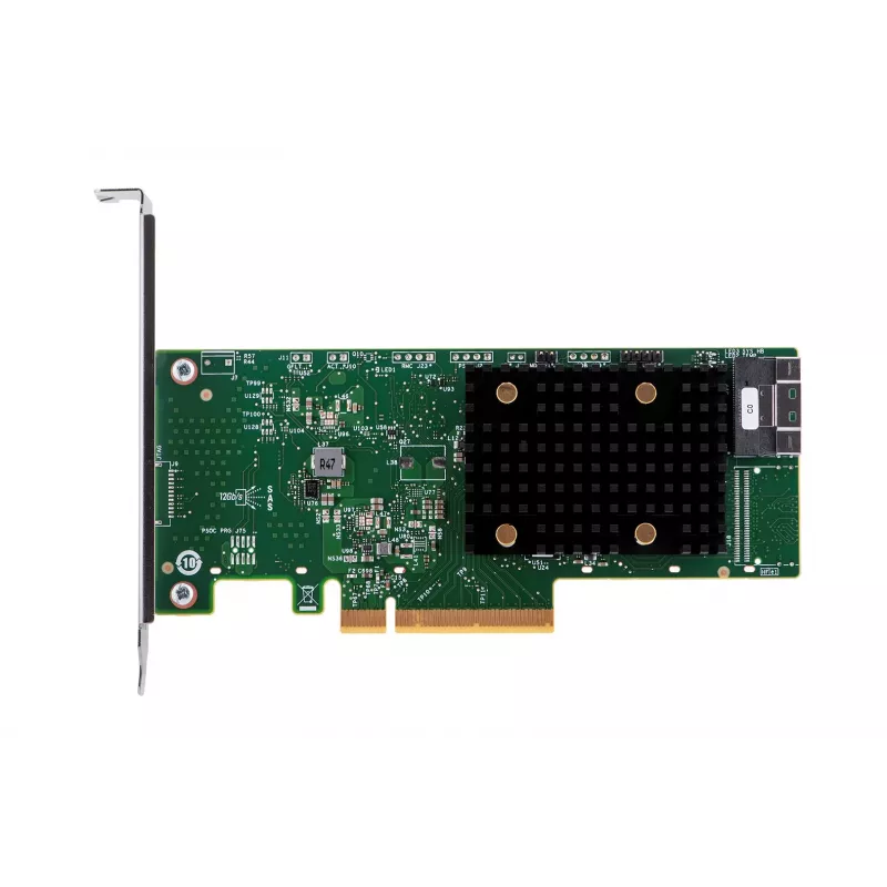 Adattatore HBA interno Broadcom 9500-8i — PCIe SAS/SATA 12 Gbit/s, NVMe, Full-Height/Low-Profile