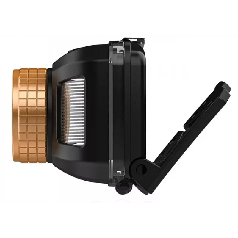 Torcia frontale Duracell DH400 nera, arancione