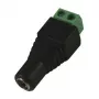 Synergy 21 S21-LED-000220 DC/2.1 x 4 mm nero - connettore per cavo verde