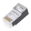 Connettore RJ-45 LANBERG PLS-5000EZ, Cat5e, F/UTP (FTP), grigio, 100 pz.