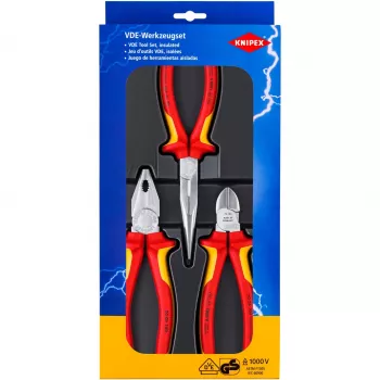 Set di utensili da meccanico Knipex 00 20 12 3 utensili