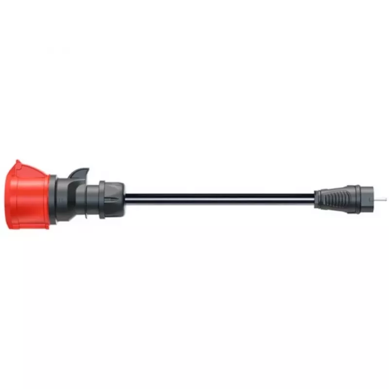 Adattatore go-e per Gemini flex 22 kW, CEE rossa trifase 32A > presa domestica (nero, 30 cm)
