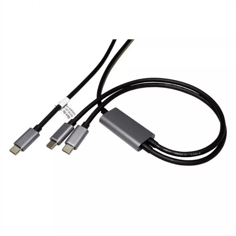 ROLINE - Cavo USB - USB-C 24 pin (M) a USB-C 24 pin (M) - USB 2.0 - 1,85 m - alimentazione USB (100 W) - nero (11.02.8308)