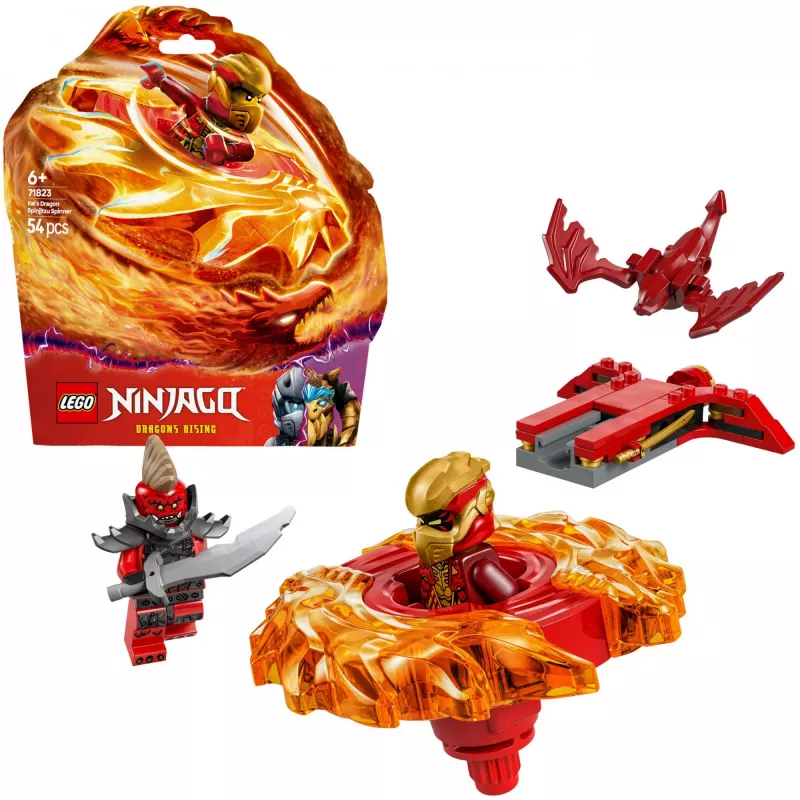 LEGO NINJAGO 71823 Spinner Spinjitzu del drago di Kai
