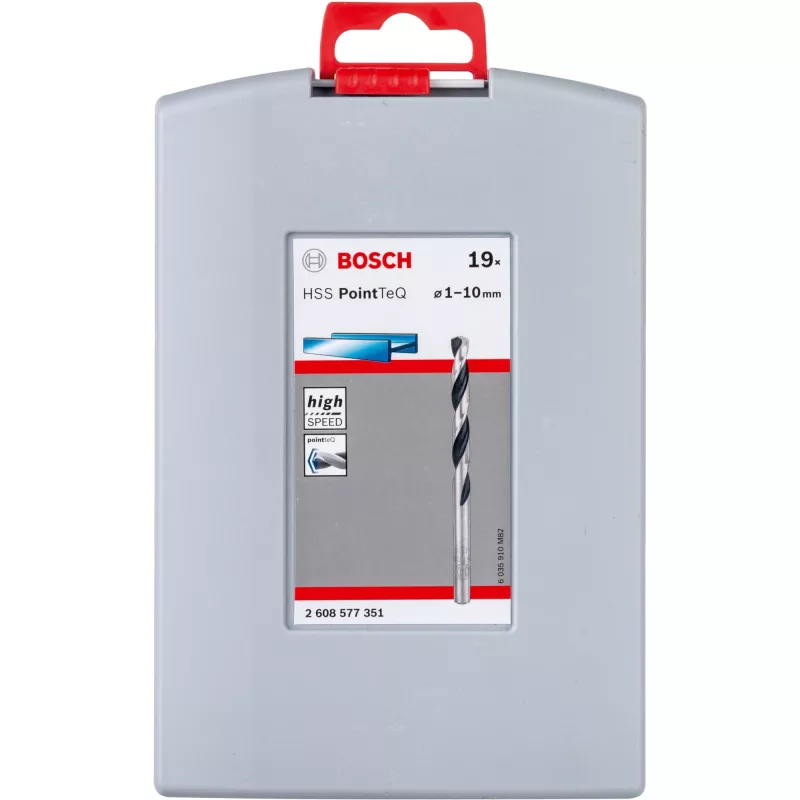 Set di punte elicoidali Bosch HSS PointTeQ
