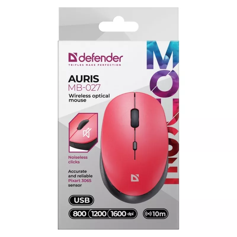 Mouse wireless DEFENDER AURIS MB-027 interfaccia