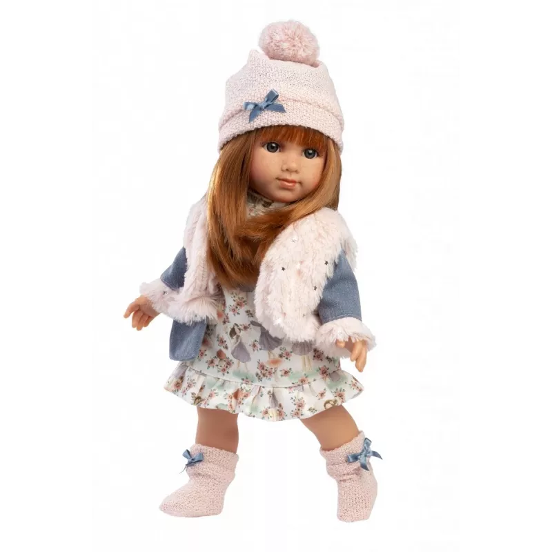 Bambola Llorens Nicole 35 cm – tratti realistici, corpo morbido, bambola neonato